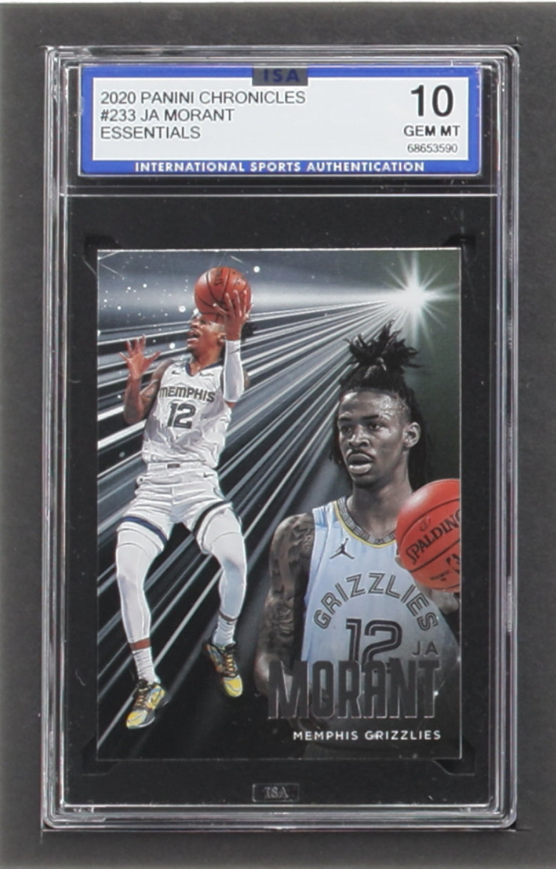 Ja Morant 2020-21 Panini Chronicles #233 / Essentials (ISA 10)